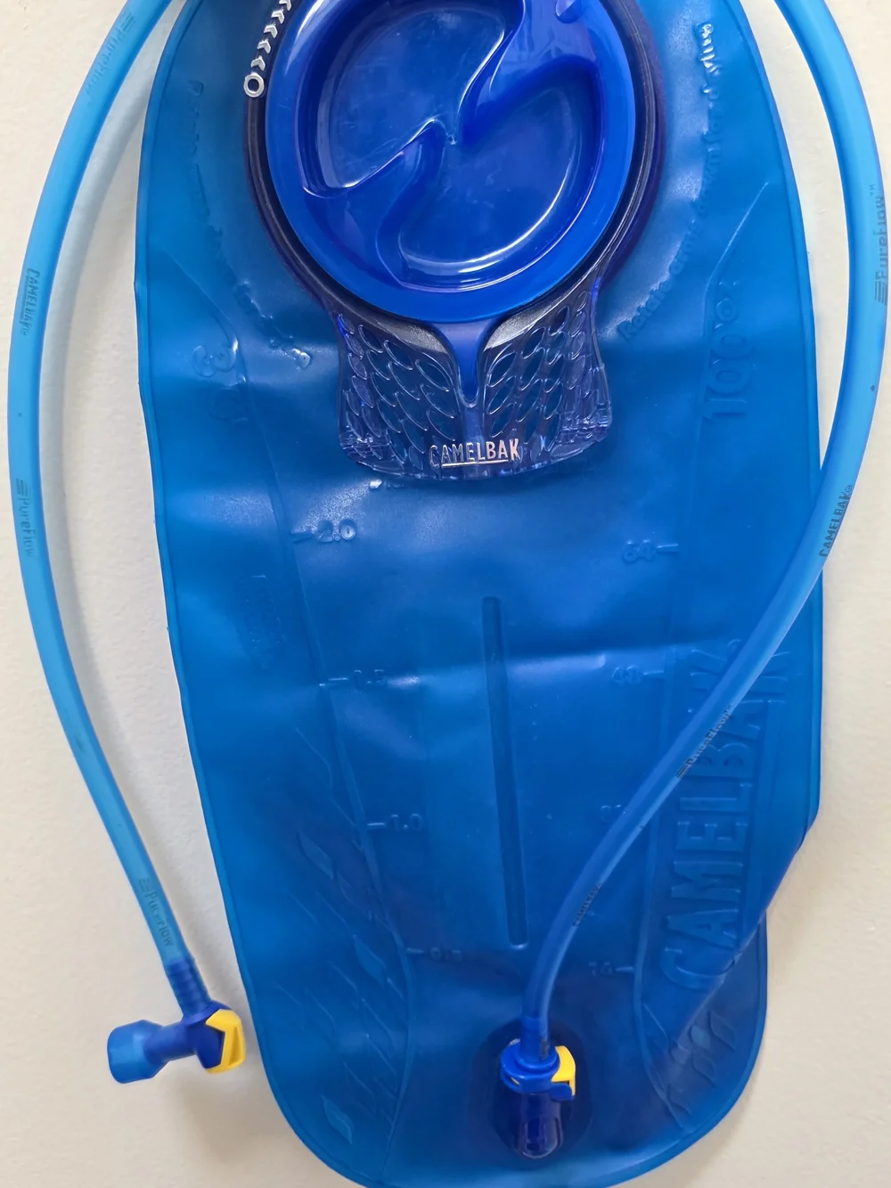 CamelBak Blue Hydration Backpack with Pink Accents
